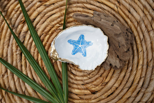 Starfish Oyster Trinket Dish