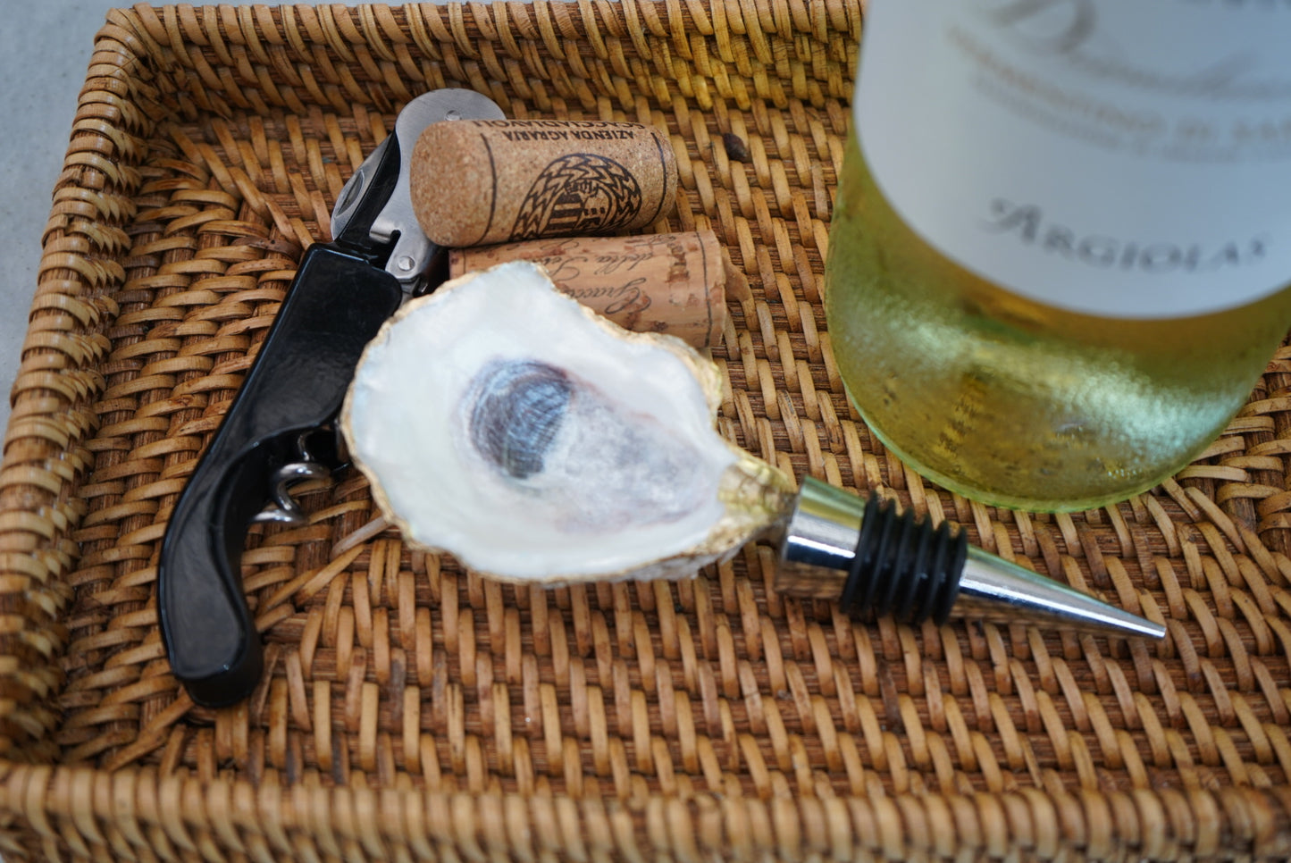 Pearlescent Oyster Wine Stopper - Old Town Oysters