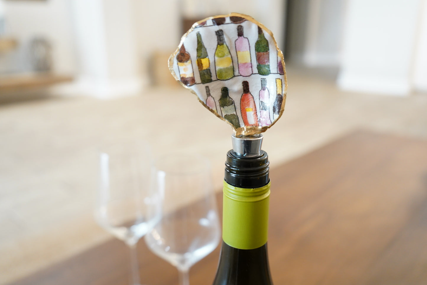 Wine Lover Oyster Wine Stopper